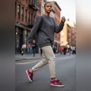 Nike Blazer Low 77 Jumbo Womens Size 6.5 Burgundy Pink Sneaker Shoes DQ1470-600